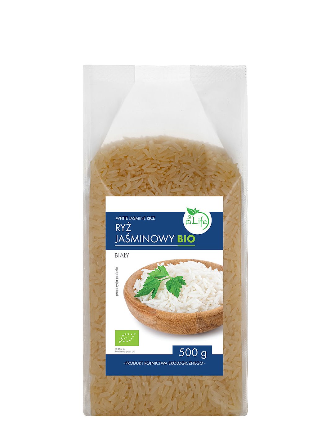 BIOLIFE Ryż jaśminowy biały 500g BIO
