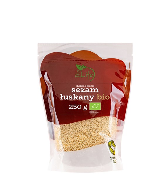 BIOLIFE Sezam łuskany BIO 250g