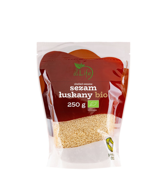 BIOLIFE Sezam łuskany BIO 250g