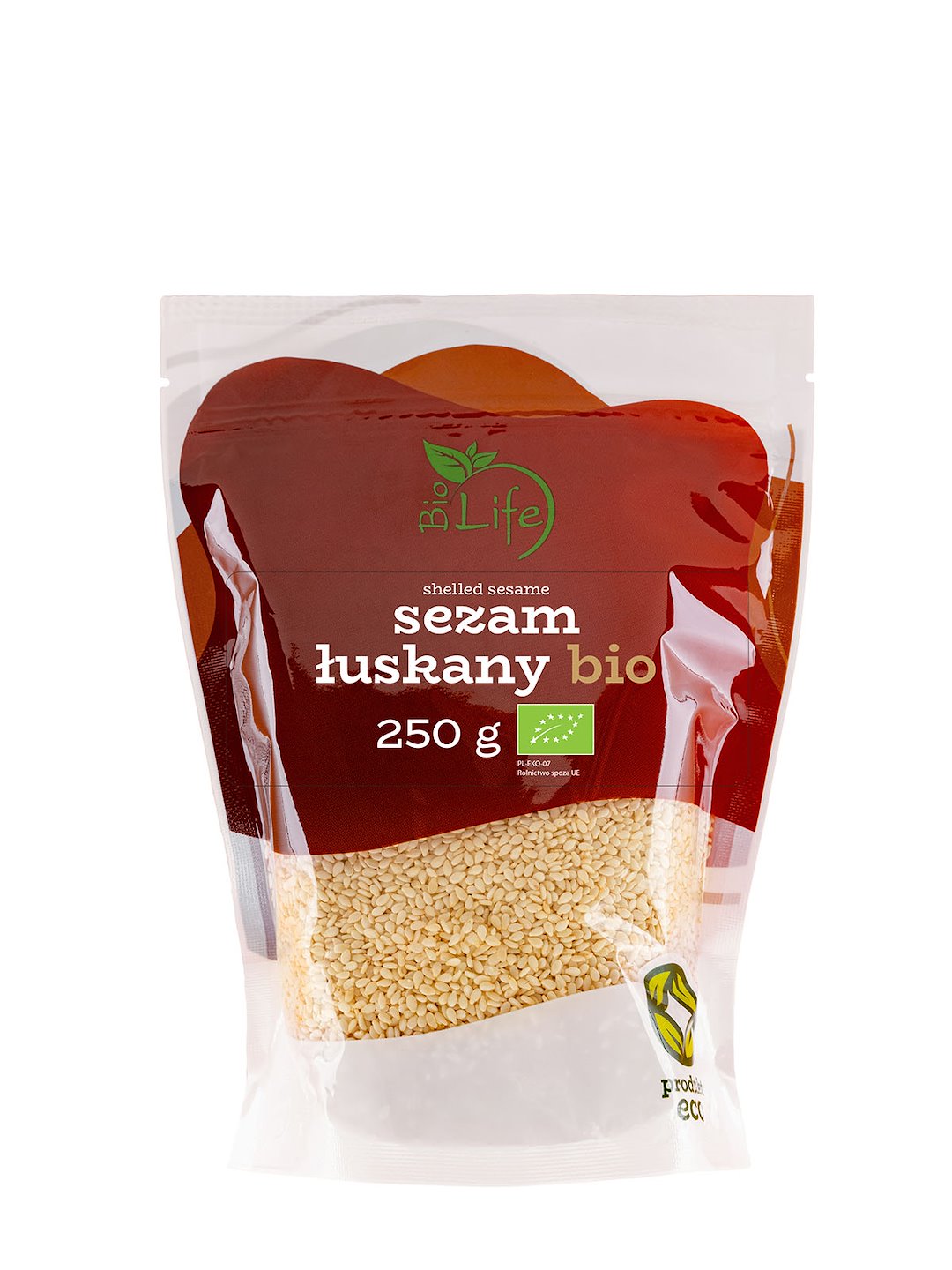 BIOLIFE Sezam łuskany BIO 250g
