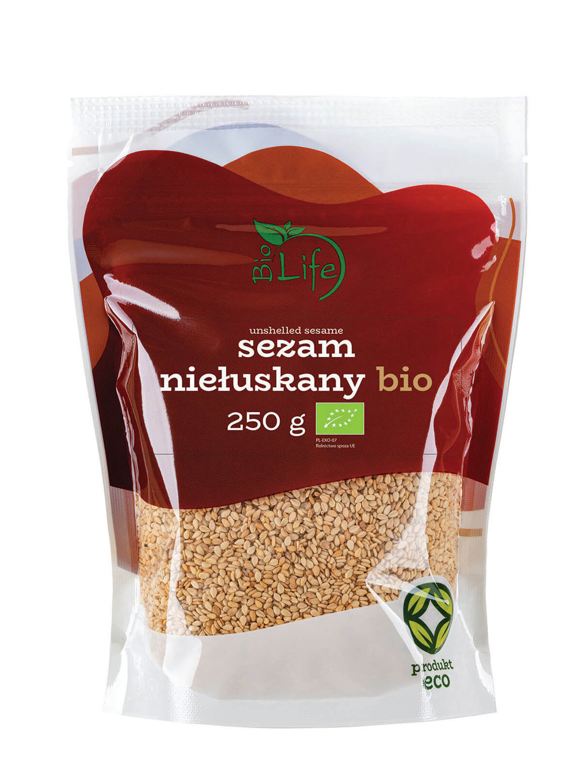 BIOLIFE Sezam niełuskany BIO 250g