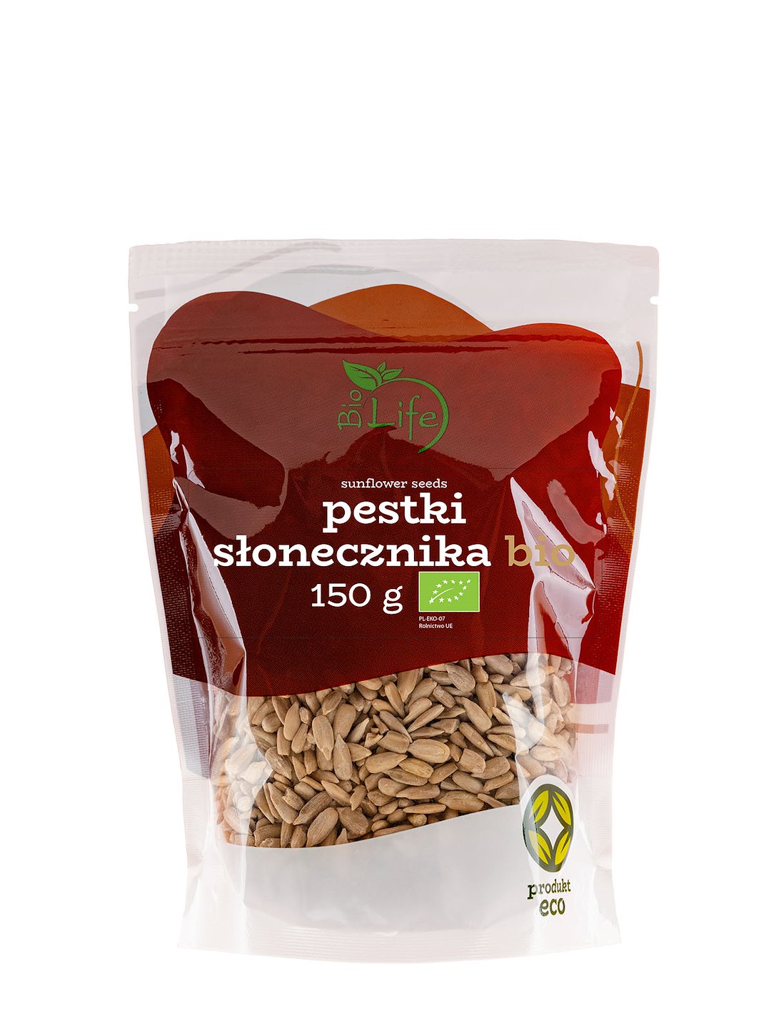 BIOLIFE Słonecznik łuskany BIO 150g