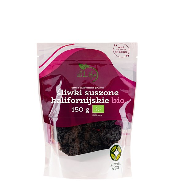 BIOLIFE Śliwki kalifornijskie bez pestki BIO 150g