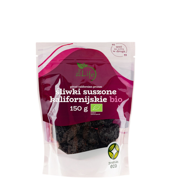BIOLIFE Śliwki kalifornijskie bez pestki BIO 150g