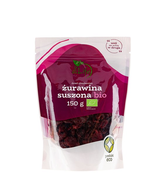 BIOLIFE Żurawina suszona BIO 150g