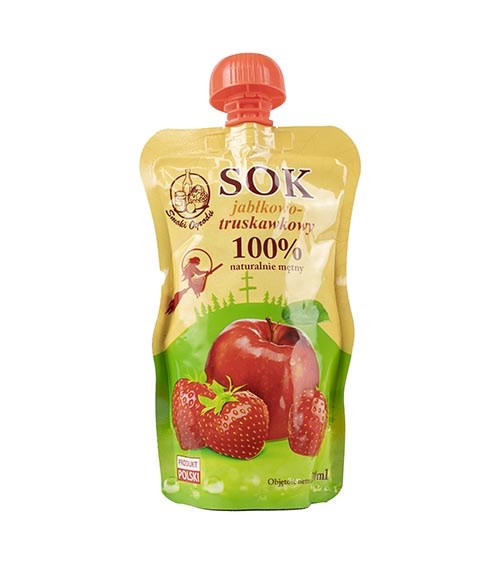 SMAKI OGRODU Sok jabłko-truskawka 200ml