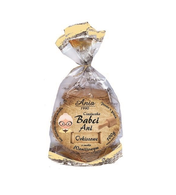 ANIA Ciast. Babci Ani orkiszowe wanil. 100g