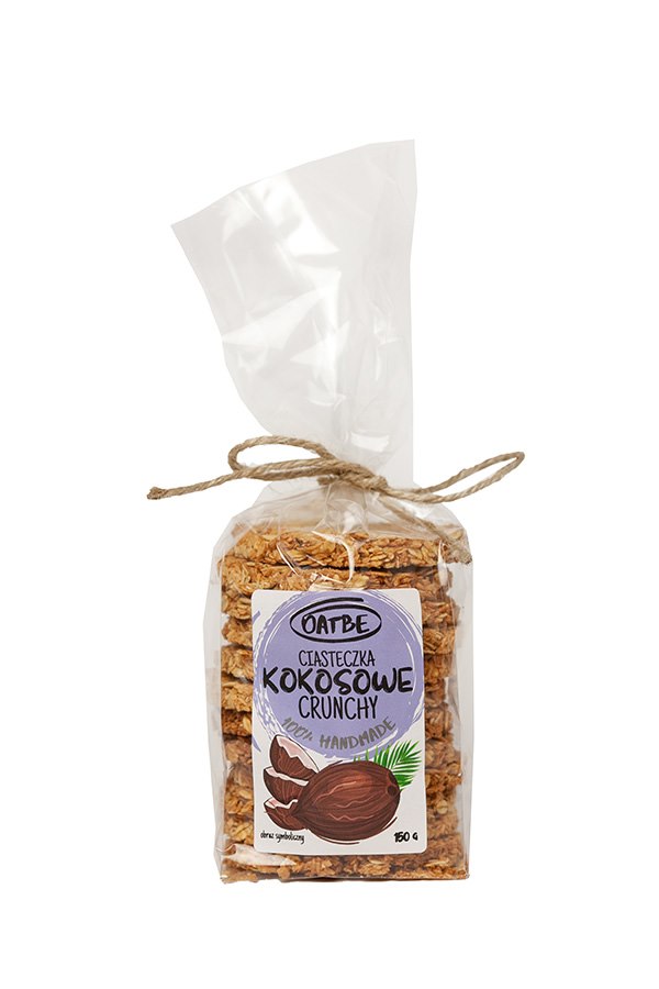 OATBE Ciasteczka kokosowe crunchy 150g