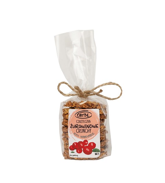 OATBE Ciasteczka żurawinowe crunchy 150g