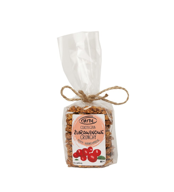 OATBE Ciasteczka żurawinowe crunchy 150g
