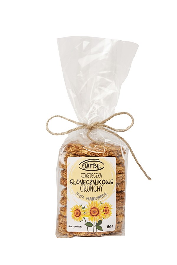 OATBE Ciasteczka słonecznikowe crunchy 150g
