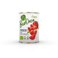 BIOOAZA Pomidory krojone konserwowe 400g