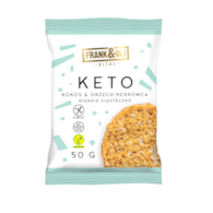FRANK&OLI Keto kokos i orzech nerkowca b/c 50g