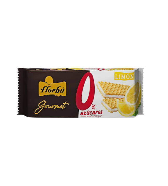 FLORBU Wafelki nadziewane cytrynowe b/c 150g