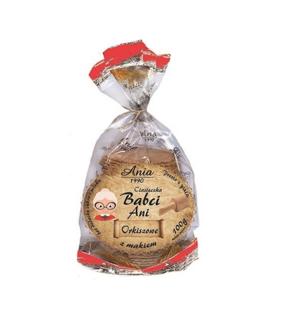 ANIA Ciast. Babci Ani orkiszowe z makiem 100g