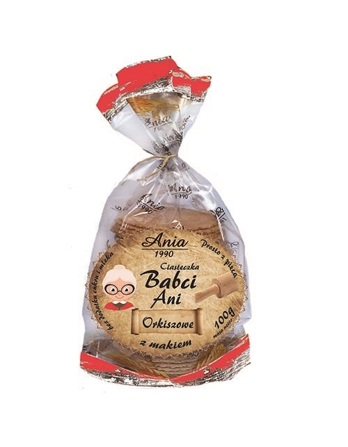 ANIA Ciast. Babci Ani orkiszowe z makiem 100g
