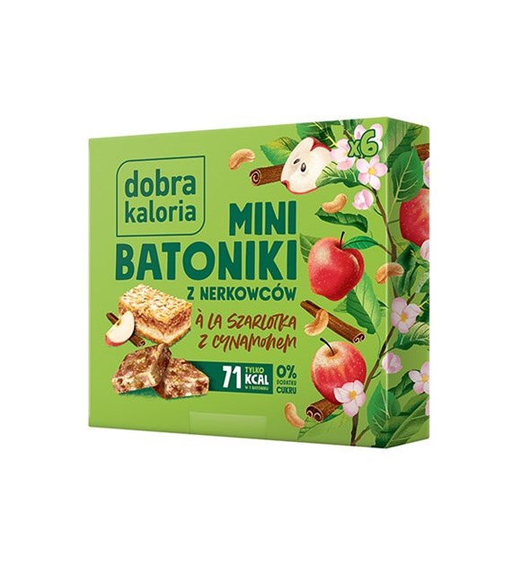 DOBRA KALORIA Mini batoniki z nerkowców a'la szarlotka 102g