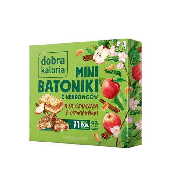 DOBRA KALORIA Mini batoniki z nerkowców a'la szarlotka 102g
