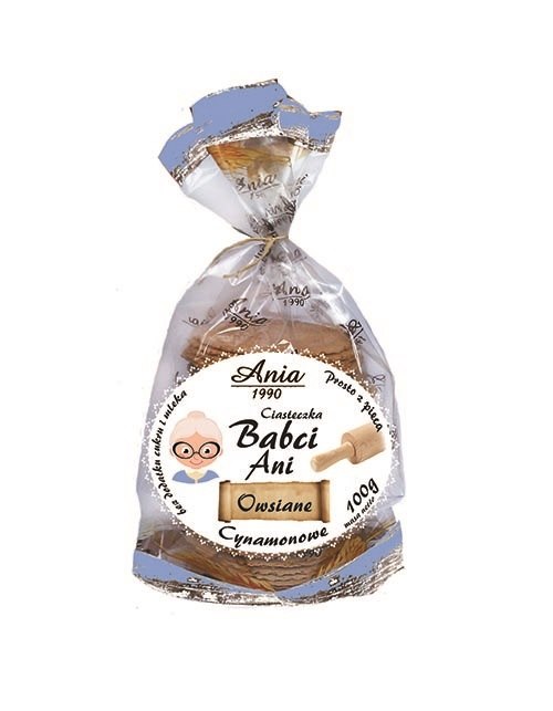 ANIA Ciast. Babci Ani owsiane cynam. 100g