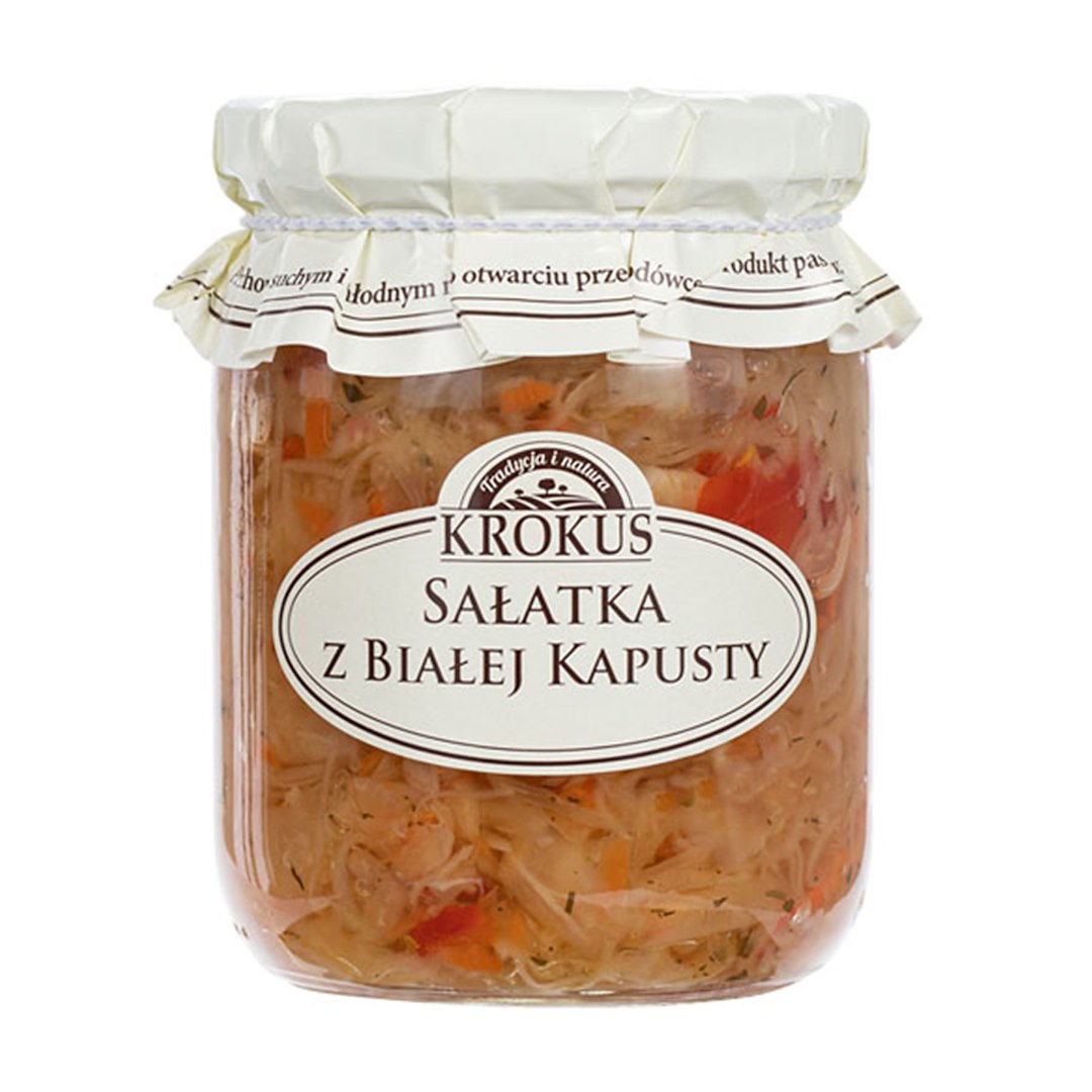 KROKUS Sałatka z białej kapusty 480g
