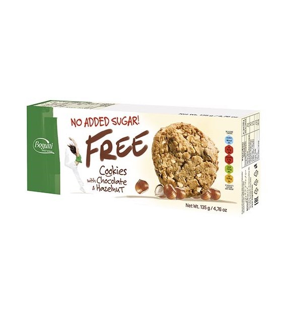 BOGUTTI Ciast. z czekoladą i orzechami laskow. b/c 135g