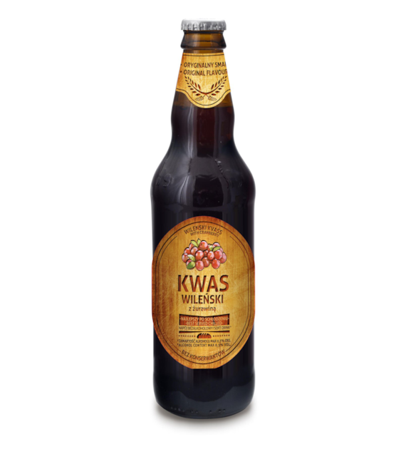 PBE Kwas chlebowy Wileński z żurawiną 500ml
