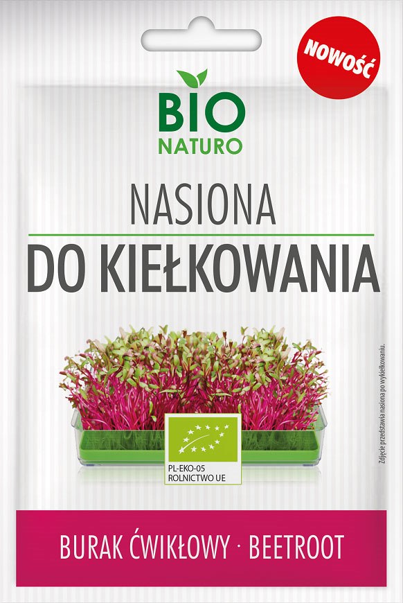 BIONATURO Nasiona do kiełkowania Burak ćwikłowy 25g