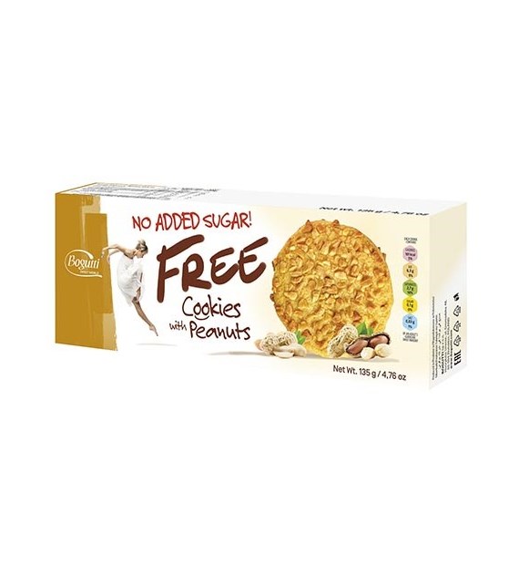 BOGUTTI Ciast. z orzeszkami ziemnymi b/c 135g