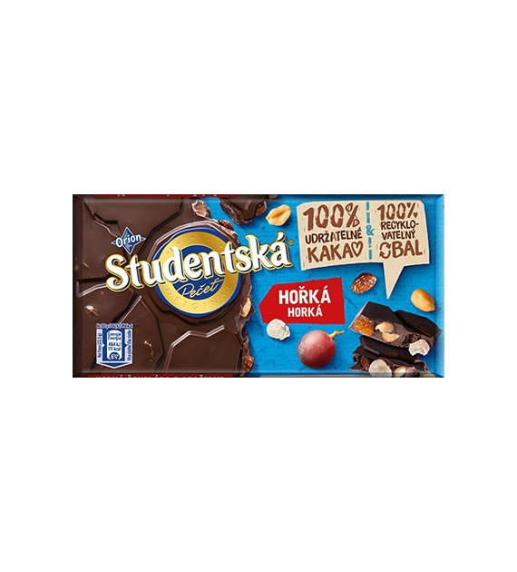 ORION Czekolada Studentska Gorzka 170g