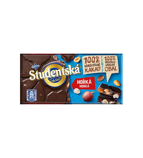 ORION Czekolada Studentska Gorzka 170g