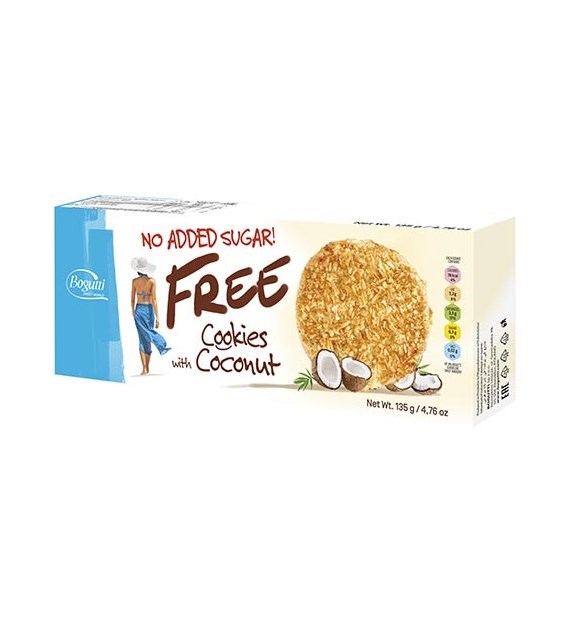 BOGUTTI Ciast. z wiórkami kokosowymi b/c 135g