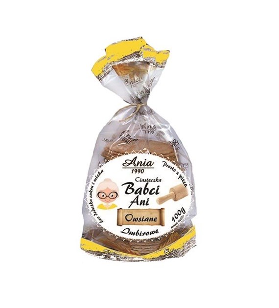 ANIA Ciast. Babci Ani owsiane imbirowe 100g