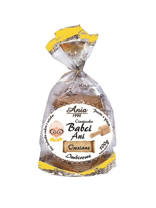 ANIA Ciast. Babci Ani owsiane imbirowe 100g