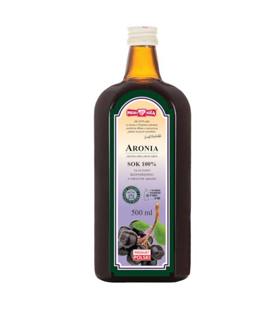 POLSKA RÓŻA Sok z aronii 100% 500ml