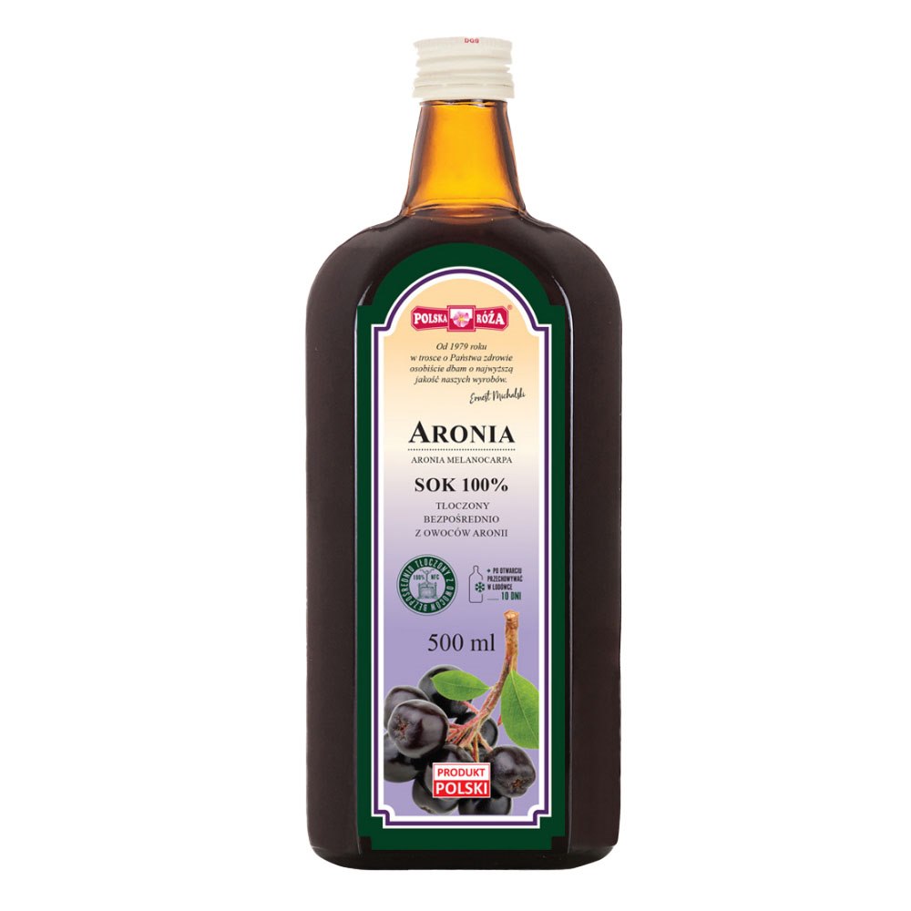 POLSKA RÓŻA Sok z aronii 100% 500ml