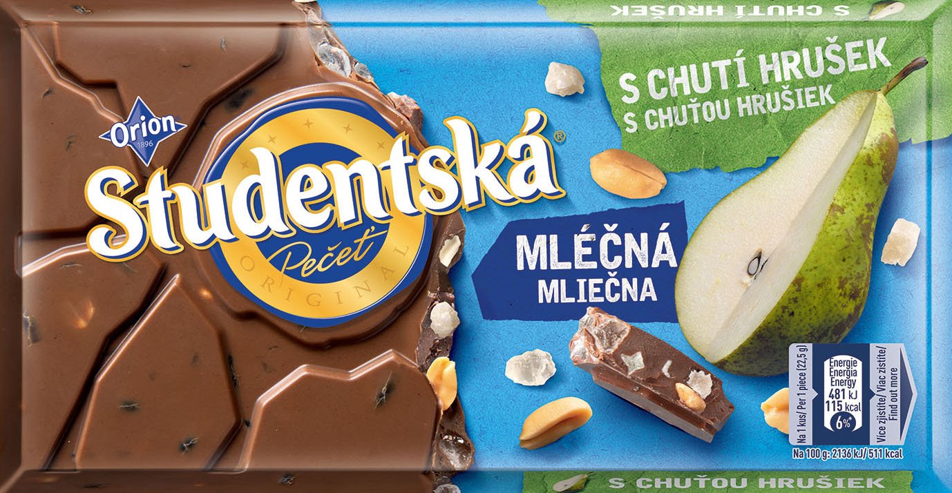 ORION Czekolada Studentska Gruszka 170g