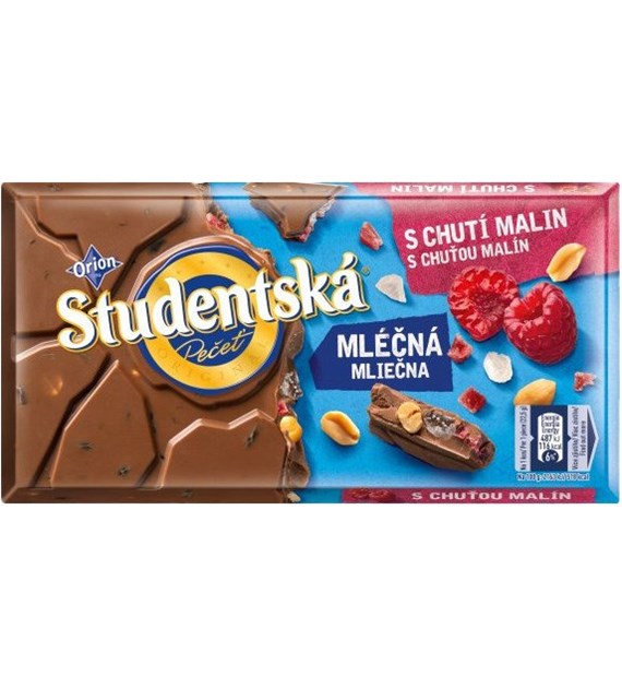 ORION Czekolada Studentska Malina 170g
