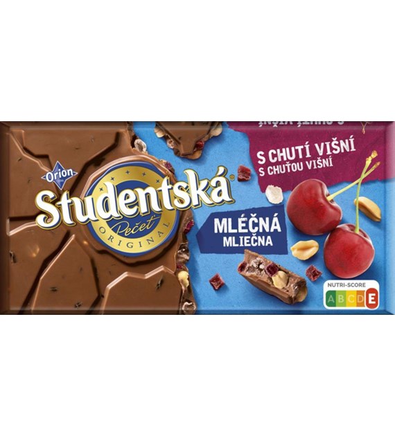 ORION Czekolada Studentska Wiśnia 170g