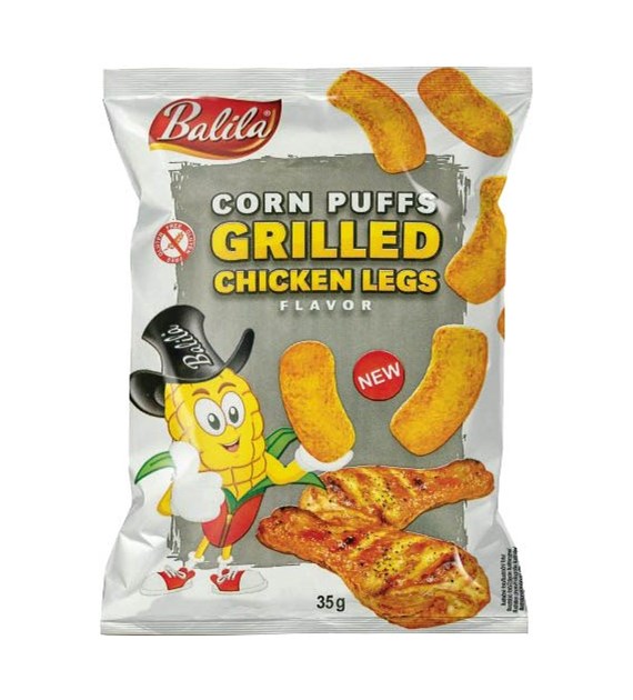 BALILA Chrupki kukurydziane o smaku grillowanego kurczaka 35g