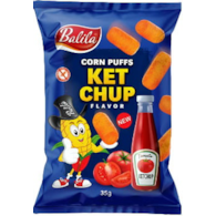 BALILA Chrupki kukurydziane o smaku ketchupu 35g