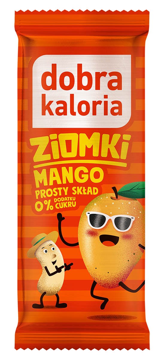 DOBRA KALORIA Ziomki baton z orzechów nerkowca Mango 32g