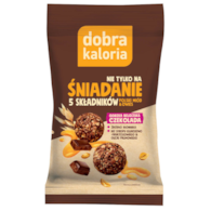 DOBRA KALORIA Kulki Śniadanie gorzka czekolada 40g