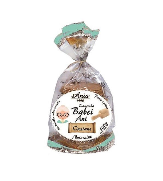 ANIA Ciast. Babci Ani owsiane natur. 100g