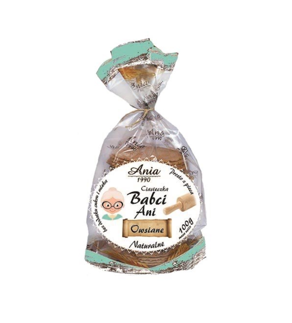 ANIA Ciast. Babci Ani owsiane natur. 100g