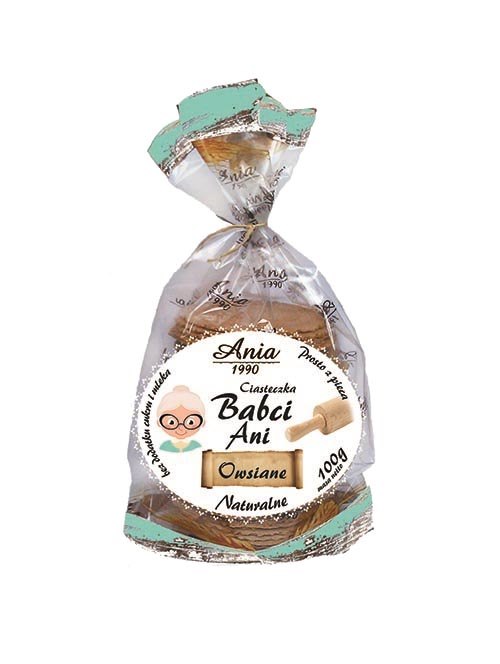 ANIA Ciast. Babci Ani owsiane natur. 100g