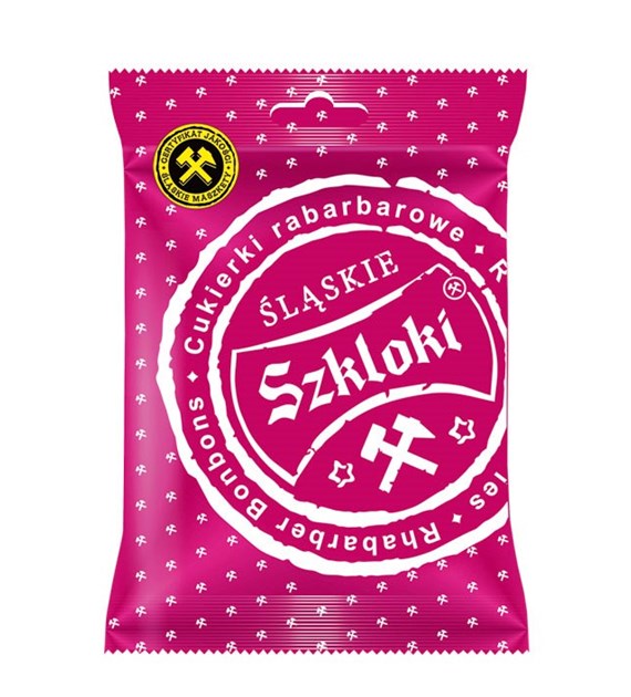 Śląskie szkloki rabarbarowe 80g