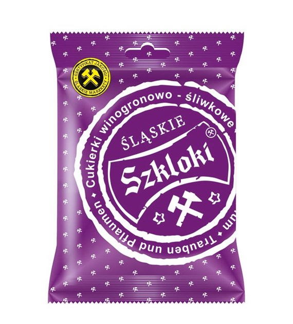 Śląskie szkloki winogronowo-śliwkowe 80g