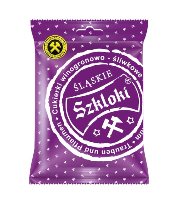 Śląskie szkloki winogronowo-śliwkowe 80g