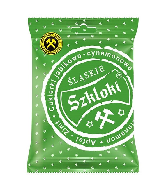Śląskie szkloki jabłkowo-cynamonowe 80g