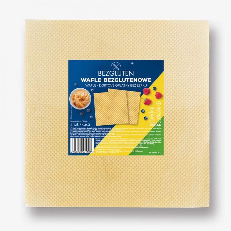 BEZGLUTEN Wafle bezglutenowe PKU 150g